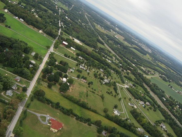 Mt Airy, MD from the Air